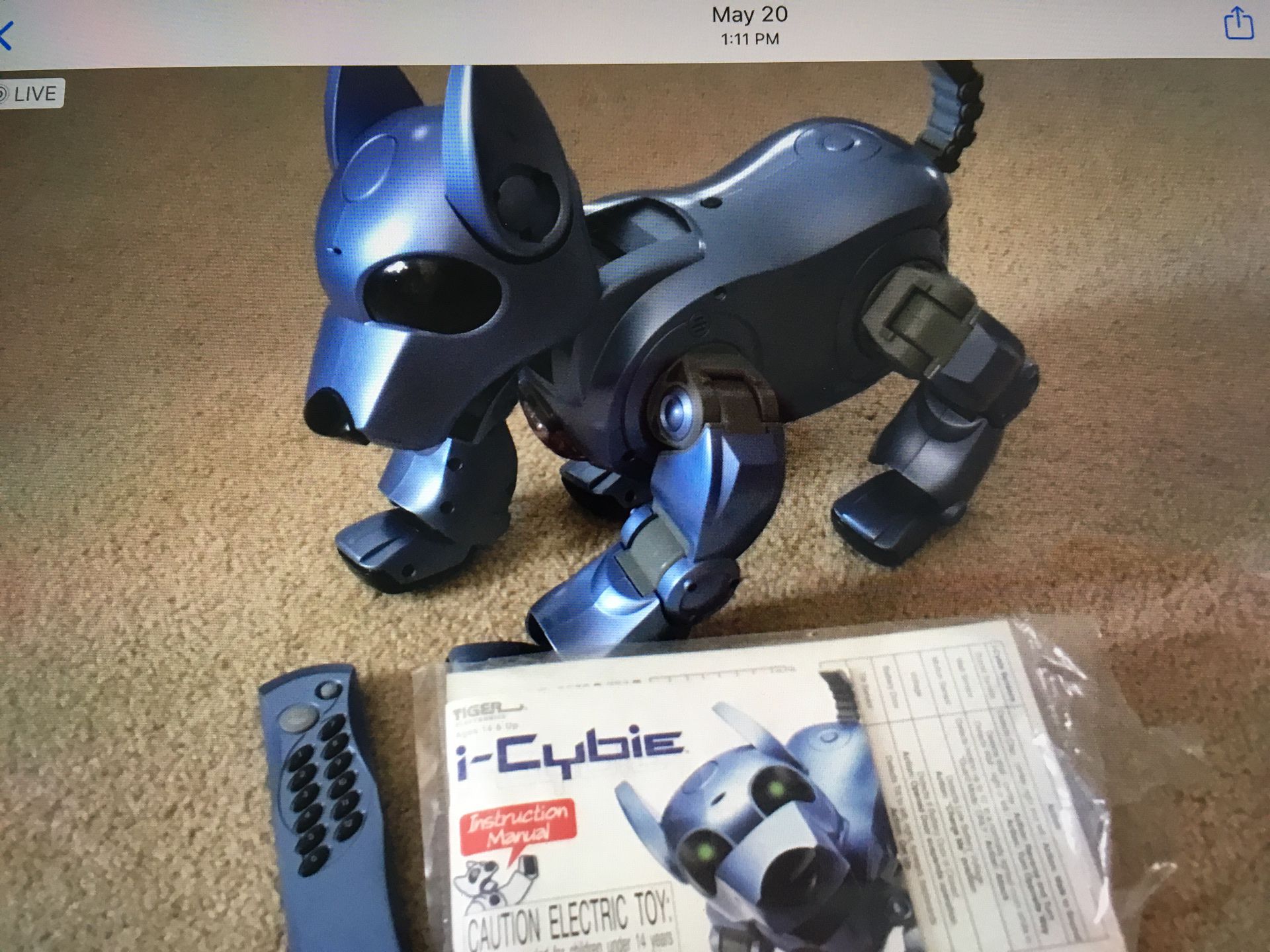 I cybie robot dog