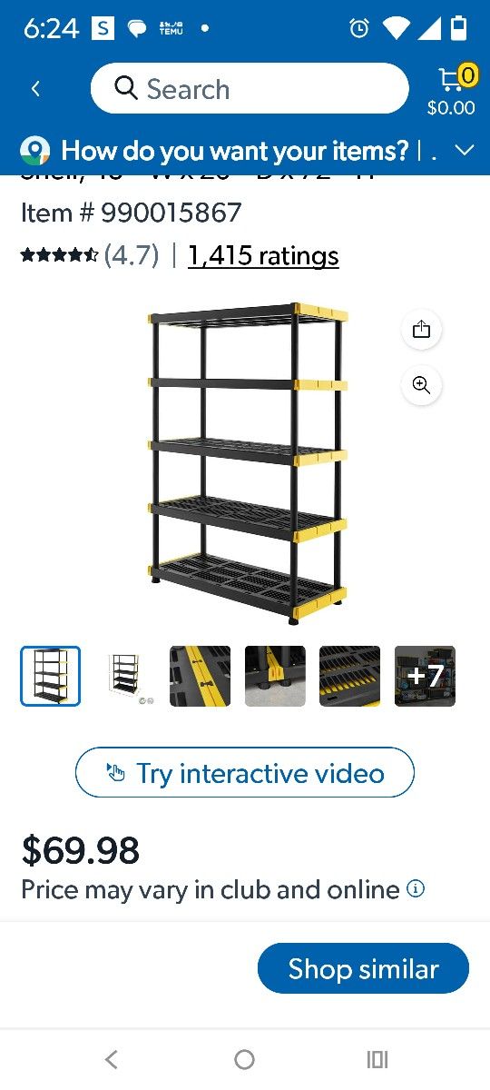 5 Tier Shelves