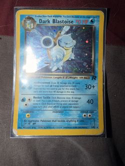 Pokemon card Lot exs base set Dark Blastoise Holo Rare Pokémon Card 3/82