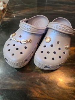 Lilac Crocs
