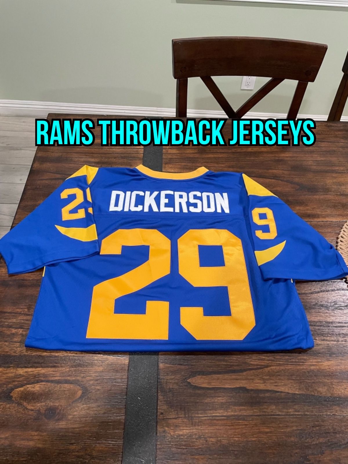 LA Rams Men's Mitchell & Ness 1984 Eric Dickerson #29 Jersey Blue