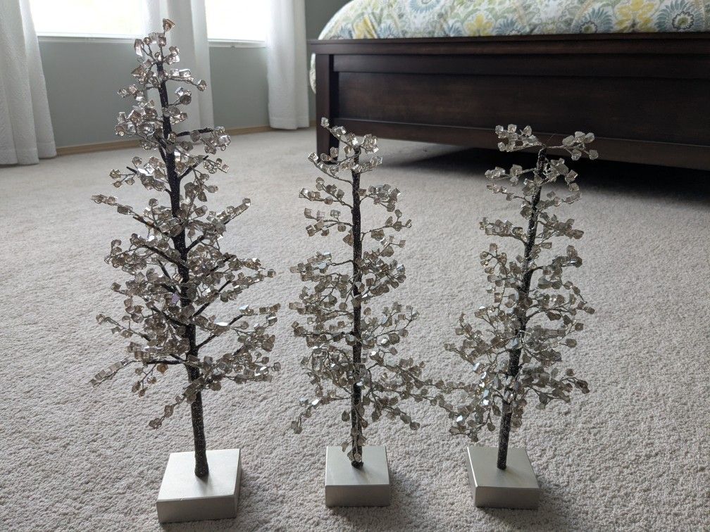 Pottery Barn Faceted Glass Mirror Trees