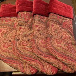 Pottery Barn Christmas Stockings (4) 