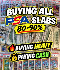 Buying slabs pokemon 80-90%
