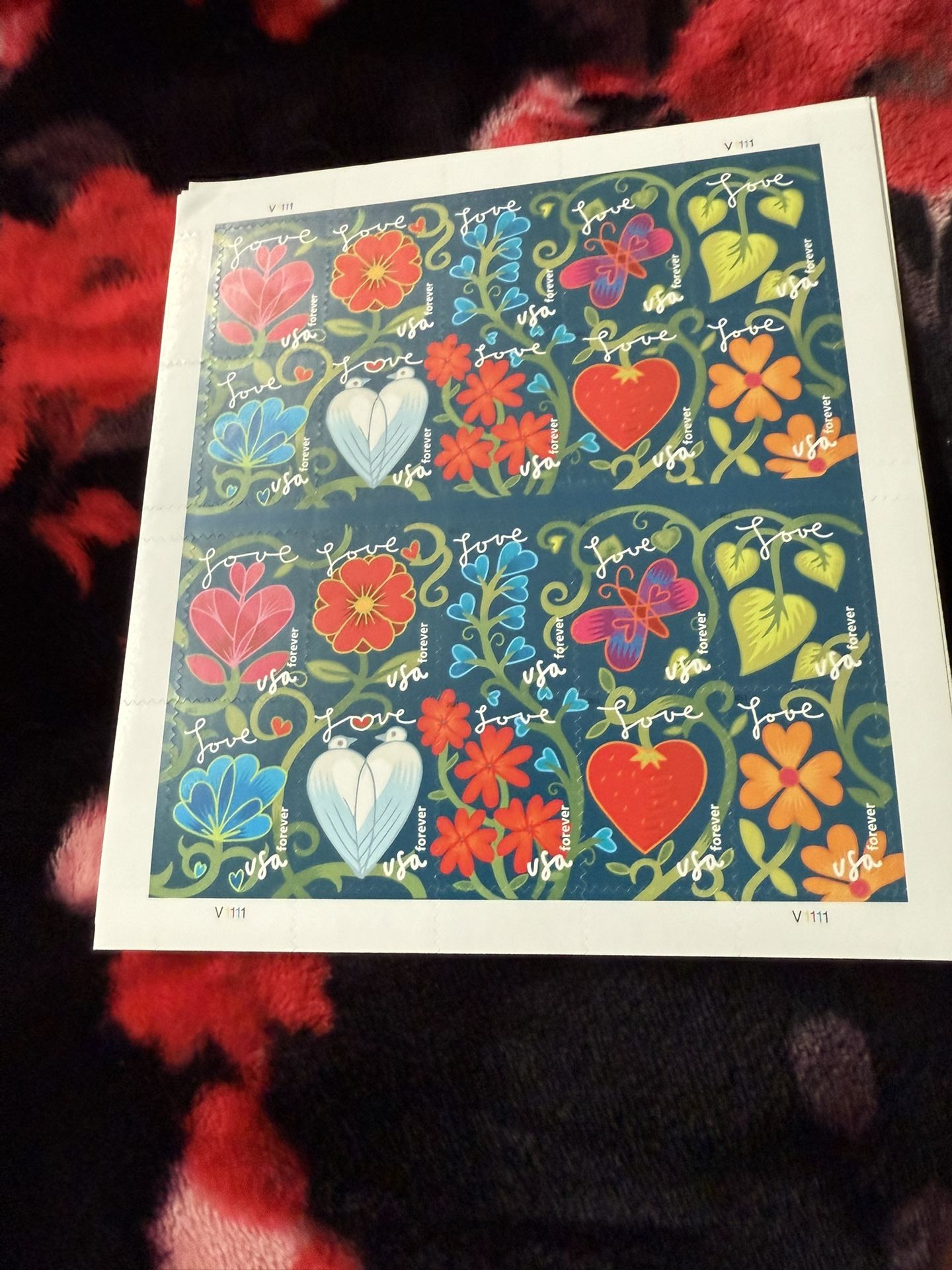 USPS Forever Stamps~Garden Love