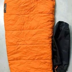 REI Kindercone +30 Orange Sleeping Bag w Sack Clean & Comfortable for Kids - Map