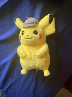 2019 Pokémon Detective Pikachu Movie Plush Stuffed Toy WCT 9 Inch