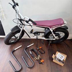 Super73 Z1 + fairings, locks, pump, & surf rack