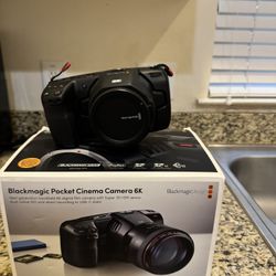 Black Magic 6K Camera