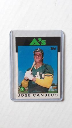 1986 Topps Traded Jose Canseco RC.