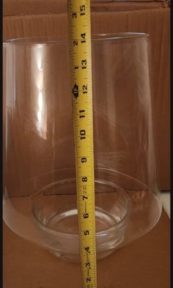 Large Candle Holder/Terrarium 14in tall