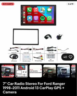 Aftermarket Ford ranger radio