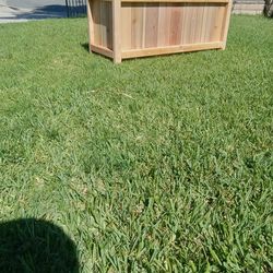 Cedar Planter Raised Bed Rectangular vertical style  for sale