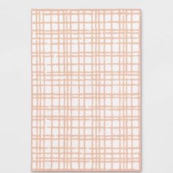 4 ft * 6 ft cross stripe rug