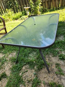 Glass table