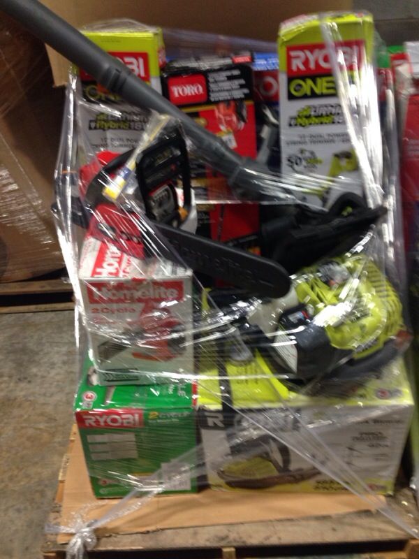 Home Depot Tool Return Pallets