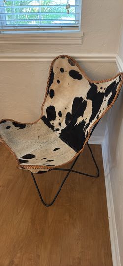 Fun Cowhide Accent Chair