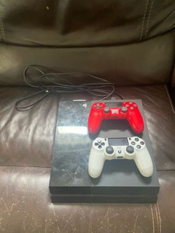 PS4 with 2 controllers
