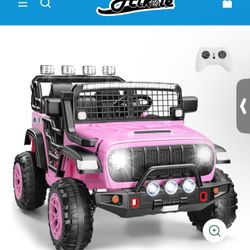 New in box Funcid 24 Volt Ride on Toys, 2-Seater Electric Car, 400W Ride on Cars with Remote Control, Ride on Truck W/ Bluetooth, Music, Power Display