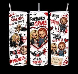 Chucky and his Bride Tumbler