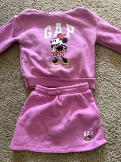 Gap Disney Minnie Mouse Kids Sweatshirt & Skirt Set