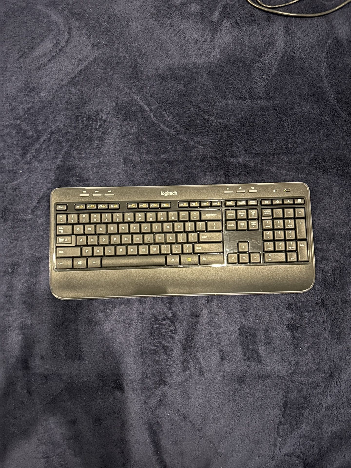 Logitech - MK540 Full-size Advanced Wireless Membrane Keyboard for PC - Black