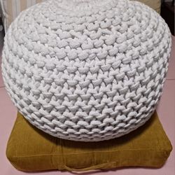 Crochet Pouf