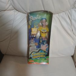 Barbie doll, SpongeBob.  I collectable 