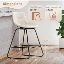 3 Counter Height Bar Stools