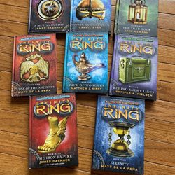 Infinity Ring Series Lot Hardcover Chapter Books Set 1-8 scholastic
