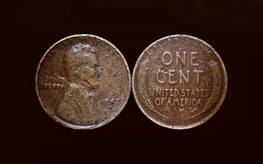 1943 D COPPER WHEAT CENT 