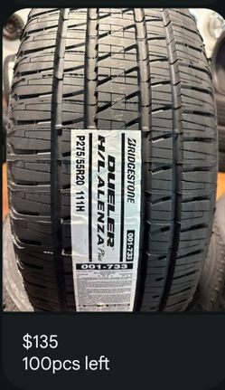 NEW Bridgestone Dueler H/L Alenza 275/55/20