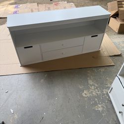 Tiny 44.5in Toy Storage Organizer With 2 Drawer And 2wooden Storage Boxes