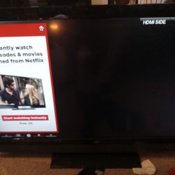 48 Inch Vizio Smart TV W Remote, Can Deliver For Xtra $5