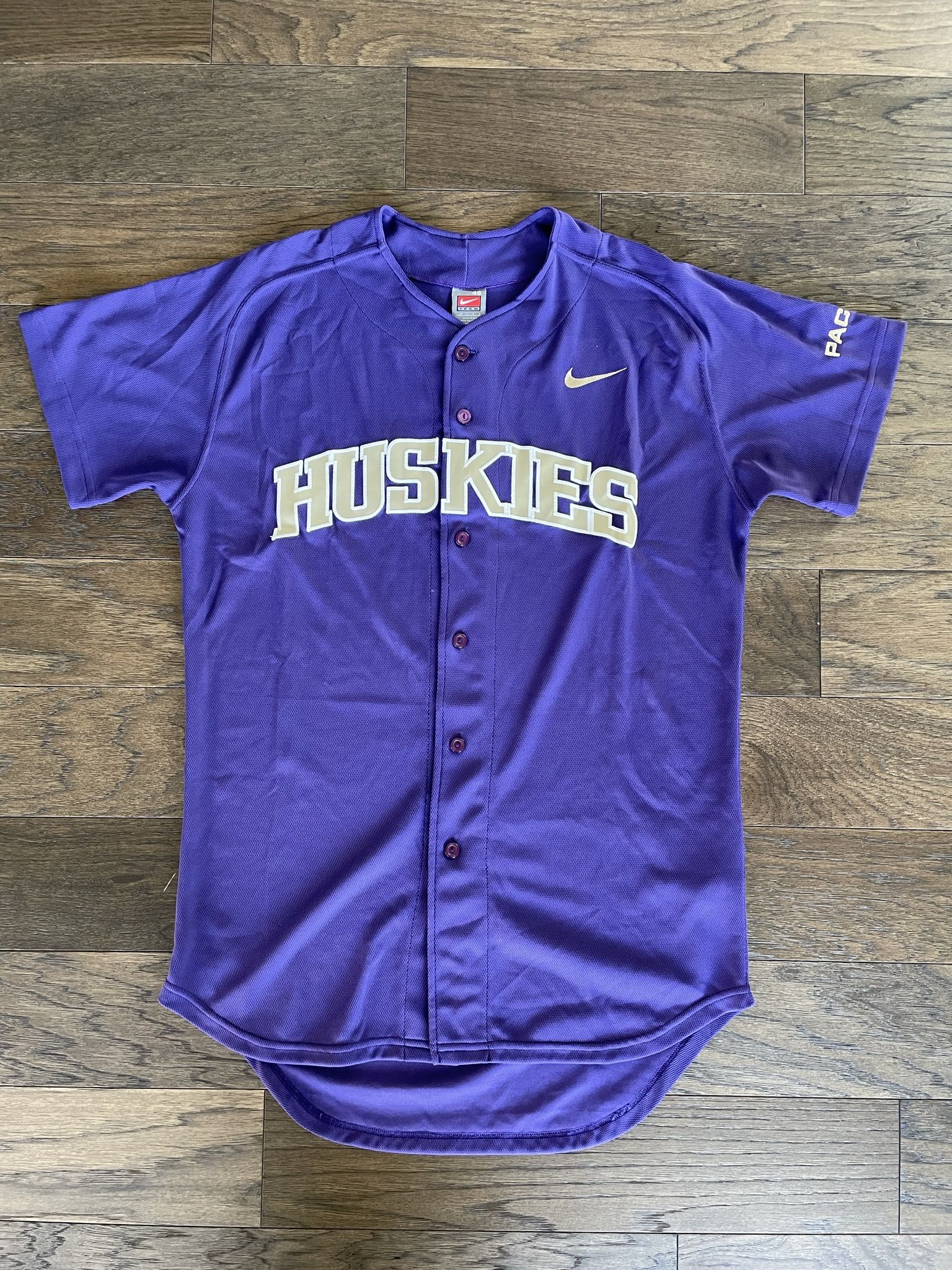 Washington Huskies Nike Team Issues Baseball Jersey 46