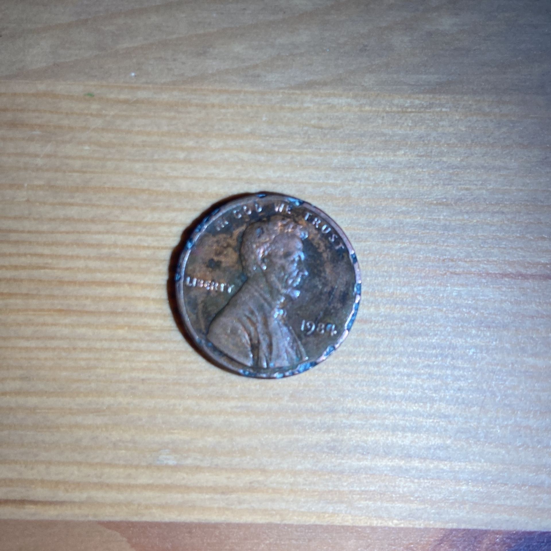 Two 1984 Penny INK ERROR, One 1979, Two 1980, One 1981, One 1982, And one 1983