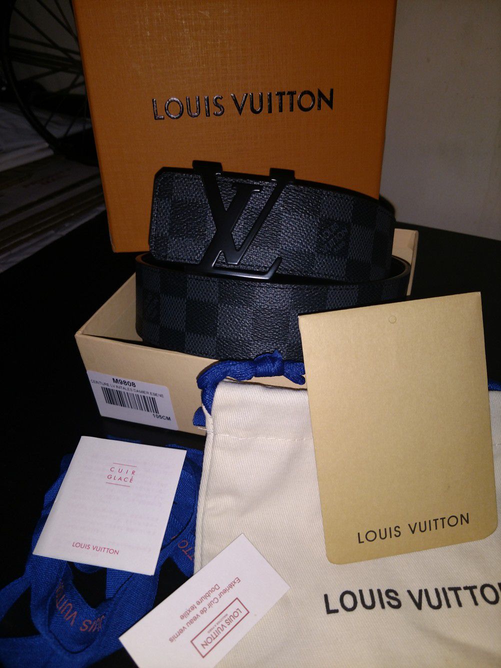 Pre-Loved Louis Vuitton Damier Ebene Belt (95/38) - M9807 – Refined Luxury
