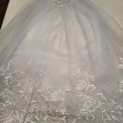 Absolutely Beautiful Girls Dress 10 11 Flower Girl Communion Baptism
