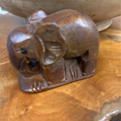 Elephant Wooden Decor
