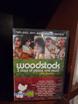 Woodstock  3 days of peace and music the director's cut dvd