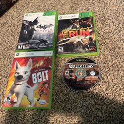 XBox 360 Games  4 For $50