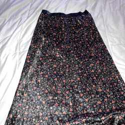 satin flower skirt