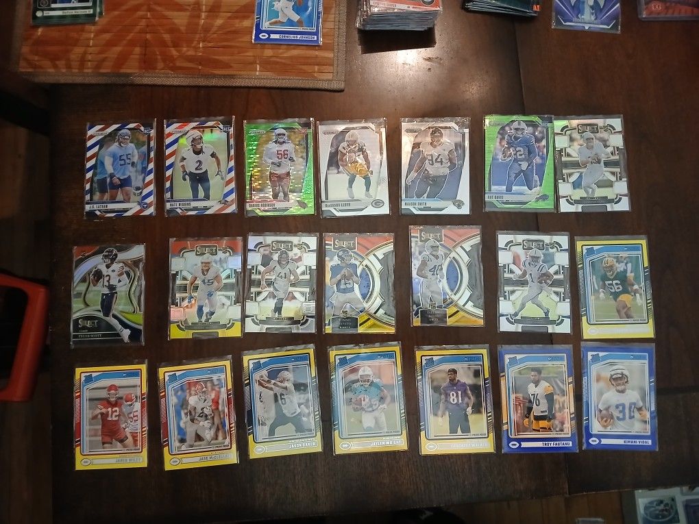 Football Rookies Bases Parallels