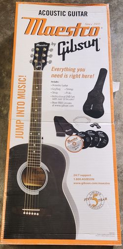Maestro by Gibson Acoustic Guitar Set