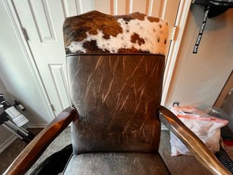 Custom Western Executive Desk + King Ranch Office Chair Set