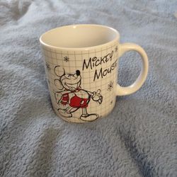 Walt Disney Mickey Mouse Sketch Book Coffee,Tea,Soup Mug Large 24oz.
