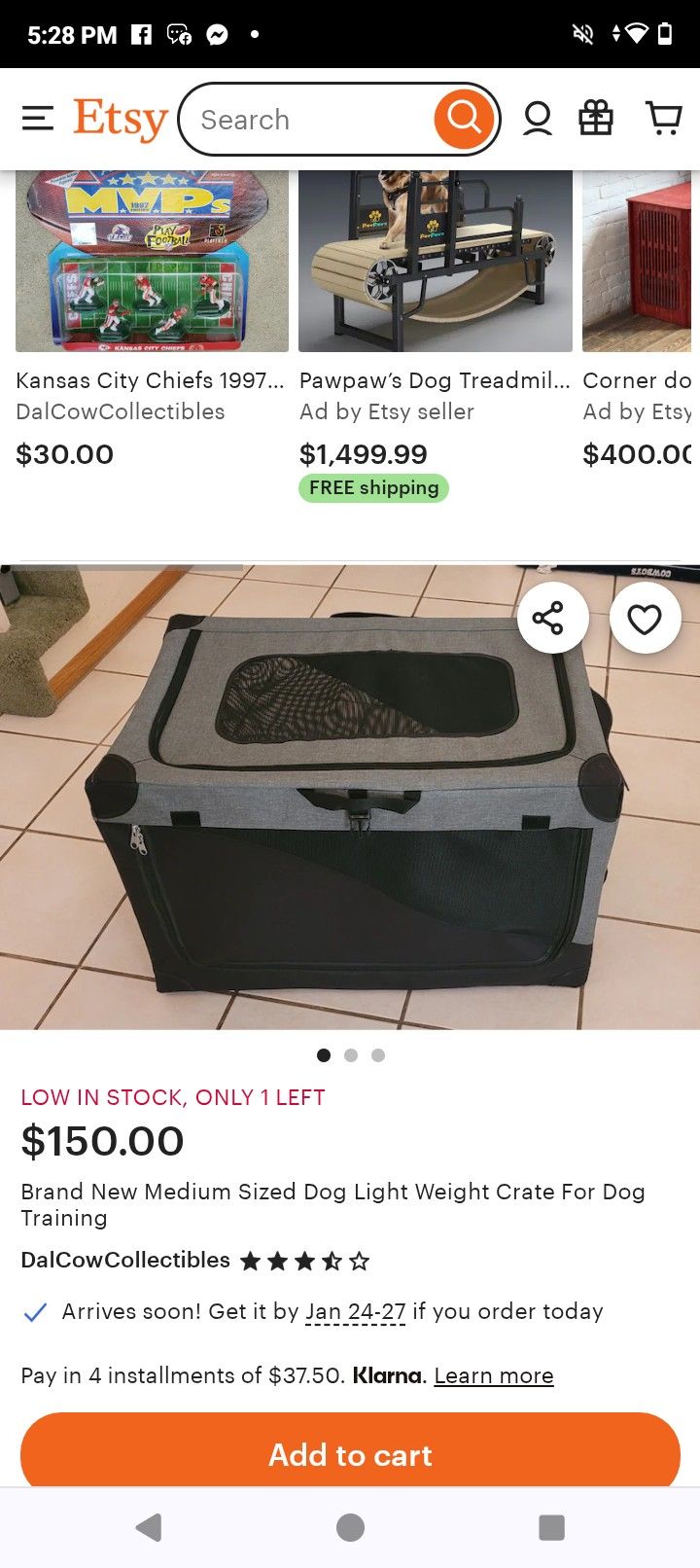 Med Dog Crate