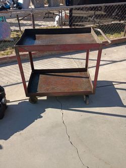 Steel push cart