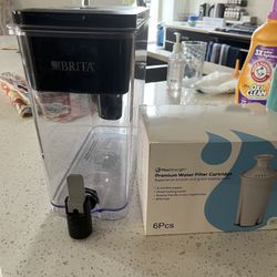 Brita and 4 Replacement filters 