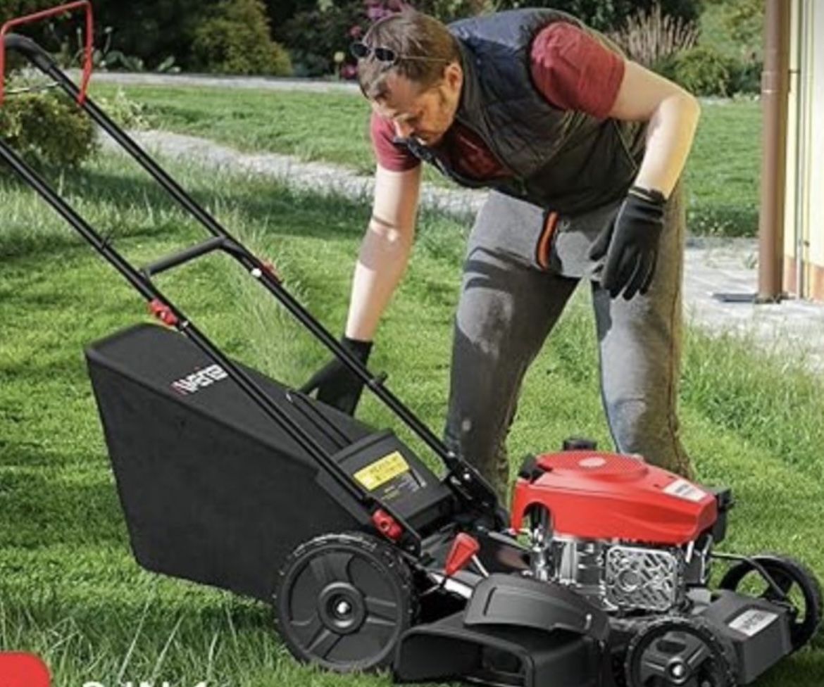NEW Gas Lawnmower, Push Lawnmower 21" Steel Deck Gas Lawn Mower, 3 in 1 Push Mower !